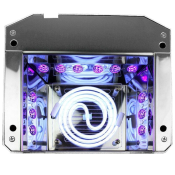 LAMPA DIAMOND 2w1 UV LED+CCFL 36W TIMER + SENSOR LIGHT PINK